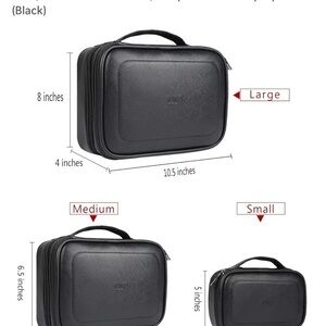 BUBM Black Travel Electronics Bags